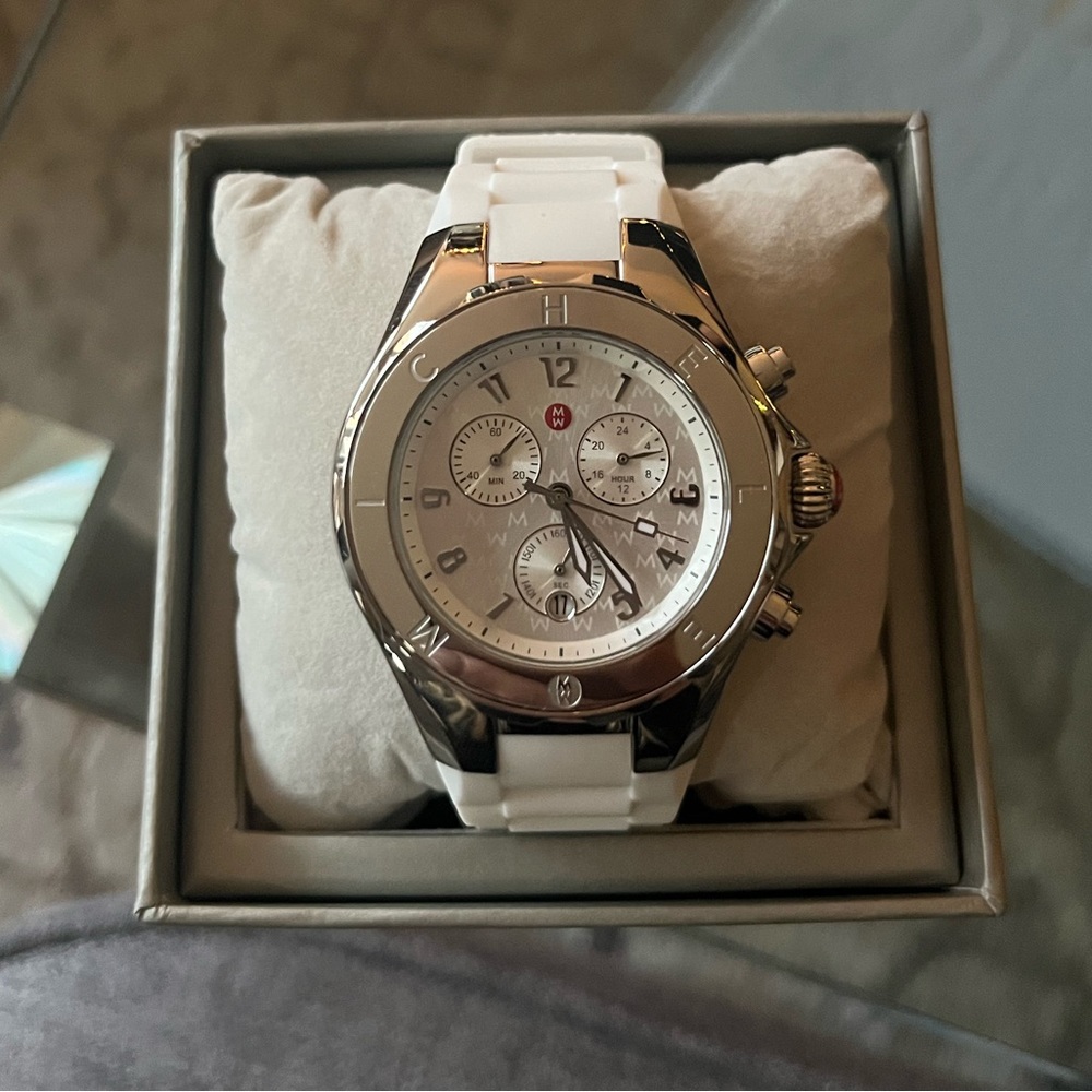 White Michele Watch
